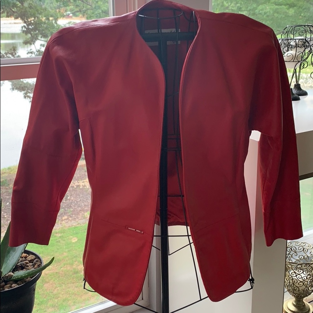 La Nouvelle Renaissance Vintage Leather Jacket - Picture 2 of 7